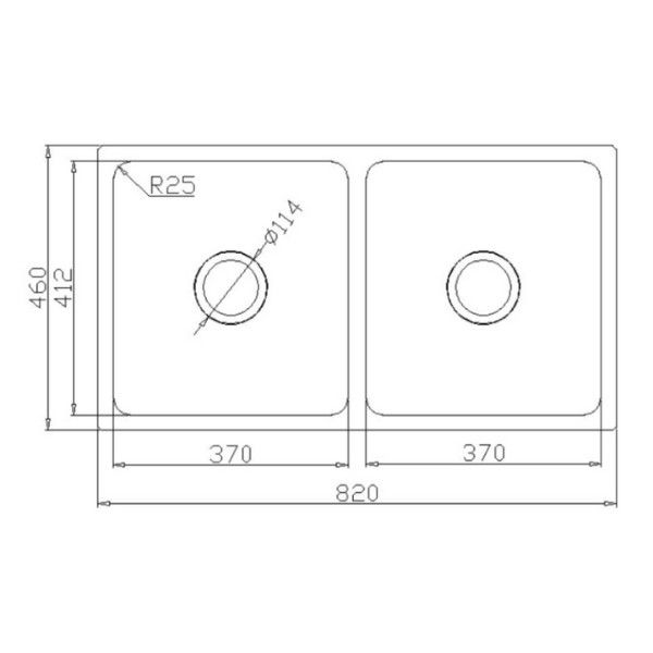 Chậu rửa bát chống xước Konox KN8246DU Dekor