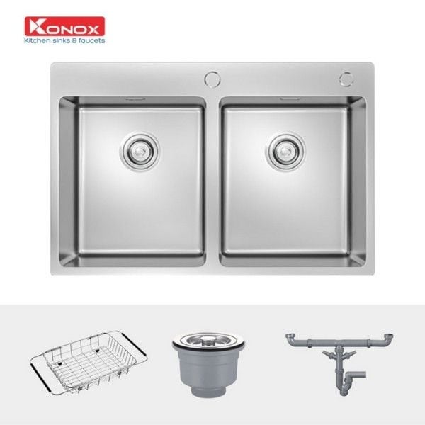 Chậu rửa bát Konox Topmount Sink Unico 7650