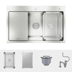 Chậu rửa bát Konox Top Mount Sink KN8151TS Dekor Full