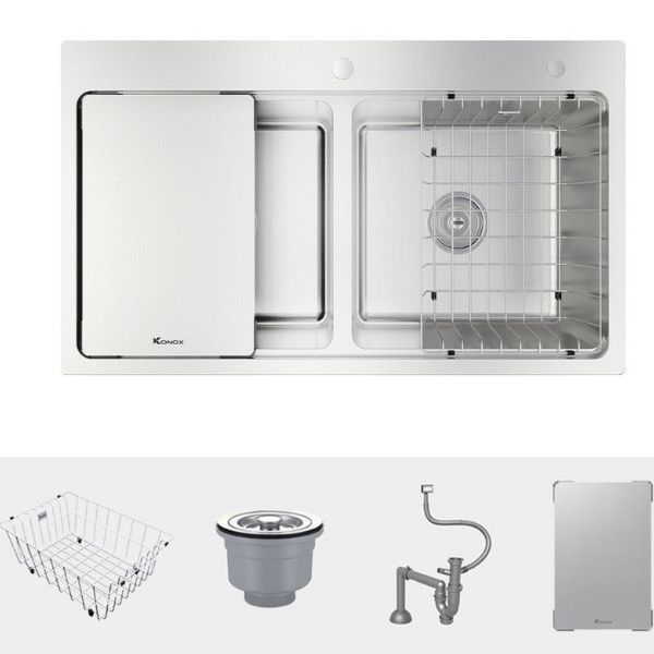 Chậu rửa bát Konox KN8651TD Dekor Full Top Mount Sink