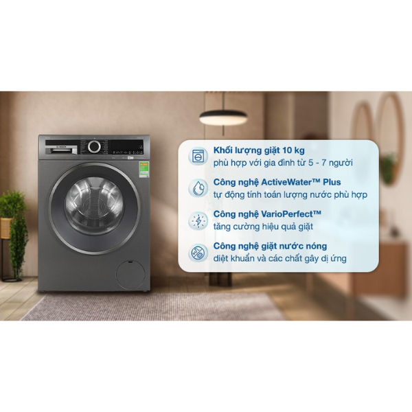 Máy giặt Bosch WGG254A0VN 10kg series 6