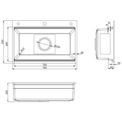 Chậu rửa bát Kluger KWF8161FS-S76