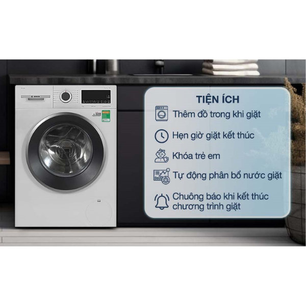 Máy giặt Bosch WGG244A0SG 9kg- Serie 6