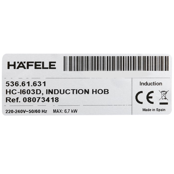 Bếp từ Hafele HC-I603D 536.61.631