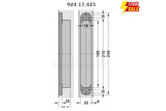 Bản lề âm 3D Hafele 924.17.425 TE 640 inox mờ