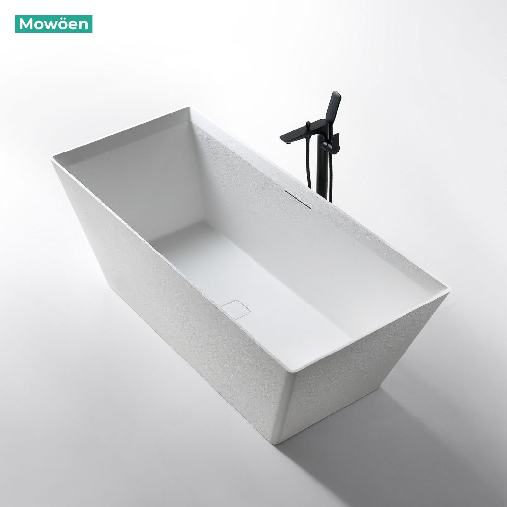 Bồn tắm đá MOWOEN MW001-Matt White
