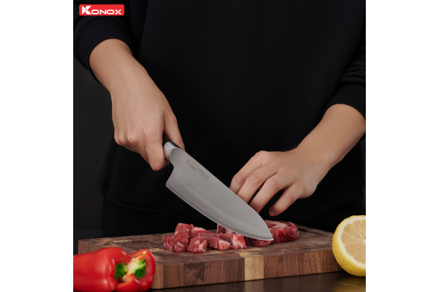 Dao đầu bếp Konox Eiko Chef Knife thép nhật