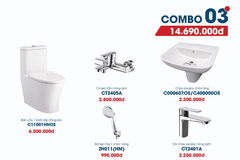 Bộ thiết bị phòng tắm cao cấp Cotto Combo 03