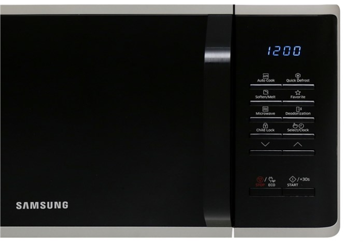 Lò vi sóng Samsung MS23K3513AS chế độ rã đông nhanh 23L màu bạc