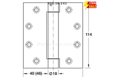 Bản lề bật Hafele 926.10.141 chrome mờ