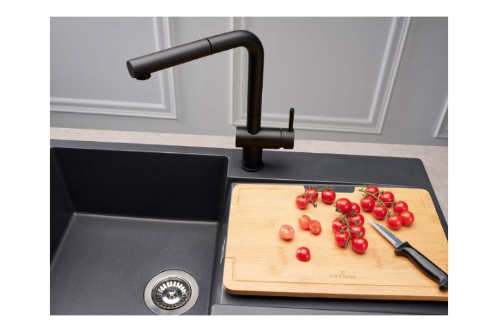 Vòi rửa chén Reginox R31643 đồng màu đen