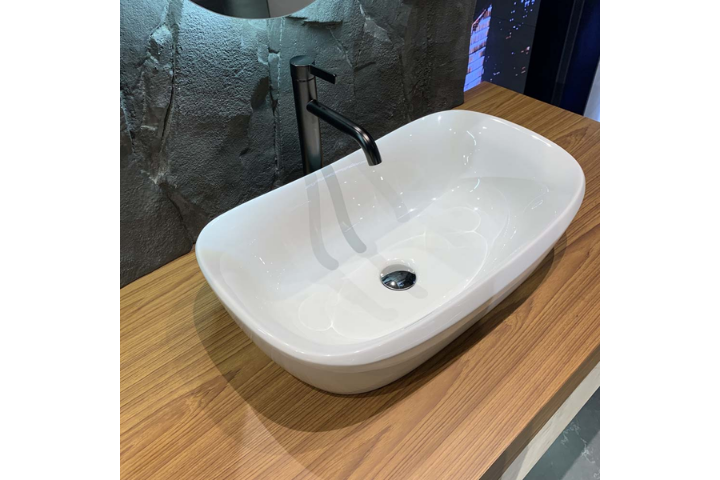 Chậu lavabo Toto PJS06WE#GW đá cẩm thạch nhân tạo đặt bàn