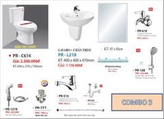 Combo thiết bị vệ sinh Proxia 3