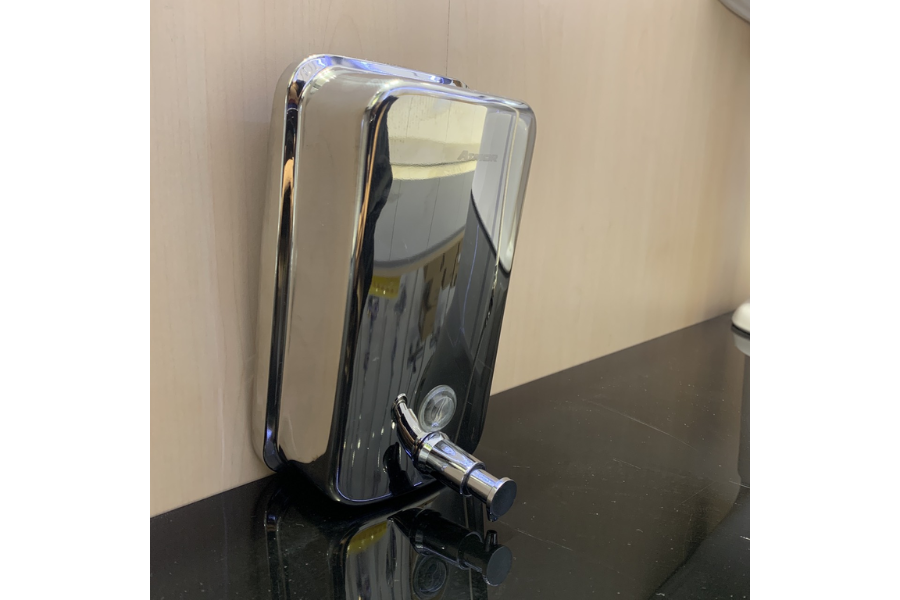 Hộp nhấn xà phòng inox Atmor 8077