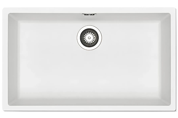 Chậu rửa chén Pyramis 070212101 PFIBERTEK MISTRAL 70X40 1B màu trắng