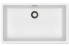 Chậu rửa chén Pyramis 070212101 PFIBERTEK MISTRAL 70X40 1B màu trắng