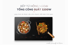 Bếp từ kết hợp hồng ngoại Midea MC-IHD361