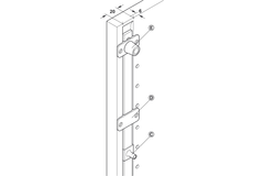 Bas dẫn hướng Hafele 237.23.006