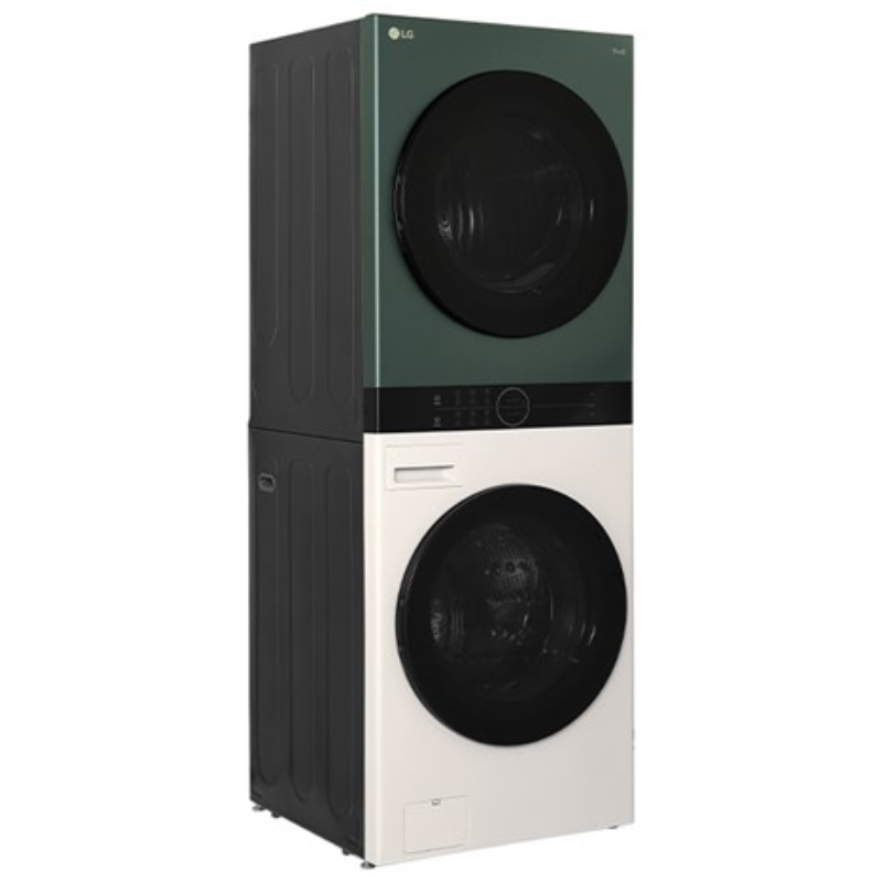Tháp giặt sấy LG WT2517NHEG Giặt 25kg/Sấy 17kg Màu xanh/be