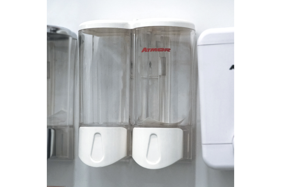 Hộp nhấn xà phòng 2 hộc Atmor DH-SBD-102W