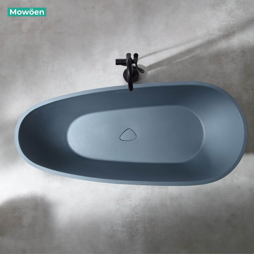 Bồn tắm đá MOWOEN MW003-Matt Gray