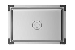Combo vòi + chậu mini + thớt inox + rổ inox + thớt lỗ inox Maadela trị giá 6.220.000đ