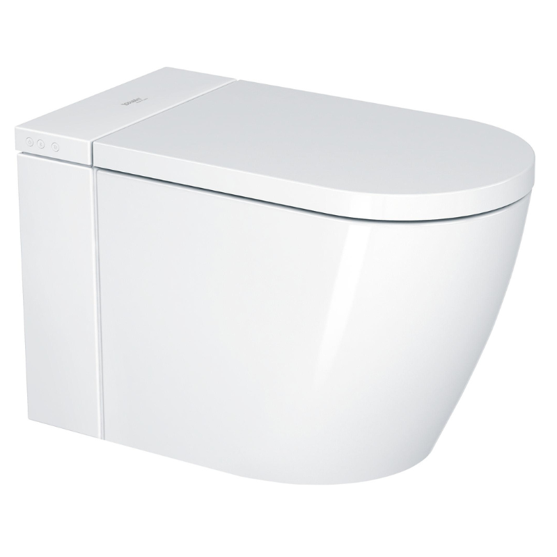 Bồn cầu điện tử Duravit 620000002500320 dòng sensowahs I plus màu thép