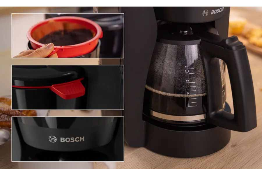 Máy pha cà phê phin Bosch TKA3M133 1200W màu đen