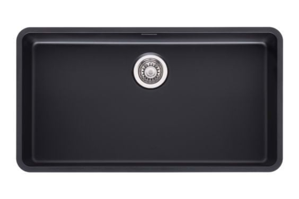 Chậu rửa chén Reginox R32688 OHIO 1 hố màu đen inox