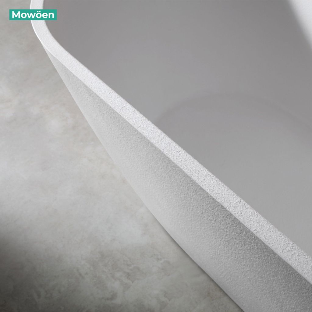 Bồn tắm đá MOWOEN MW002-Matt White