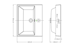 Chậu lavabo Jomoo 12725-1/11K-I011 đặt bàn