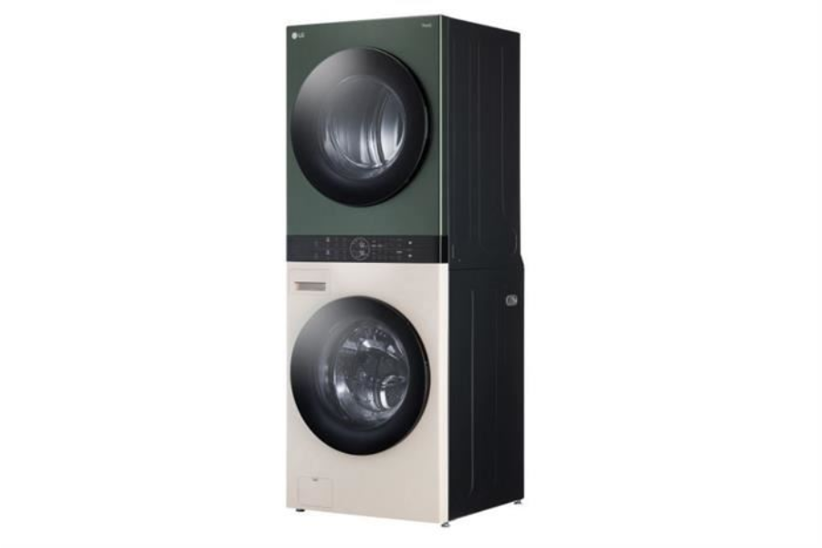 Tháp giặt sấy LG WT1410NHEG Giặt 14kg/Sấy 10kg Màu be