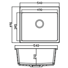 Chậu đá Maadela MDS-A5449I