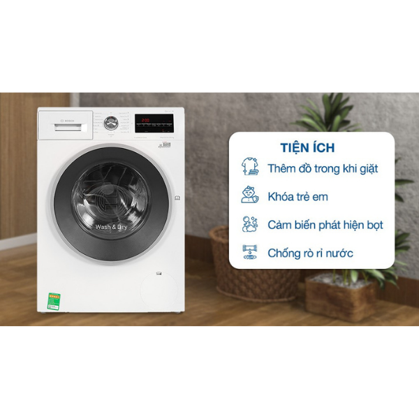 Máy giặt sấy quần áo Bosch WNA14400SG 9kg/6kg Serie 4