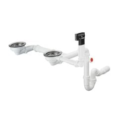 Bộ xả chậu rửa chén đôi 1 xã tràn Hansgrohe 43928000