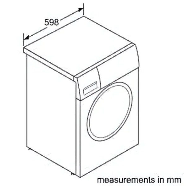 Máy giặt Bosch WAW28480SG 9kg- Serie 8 Đức