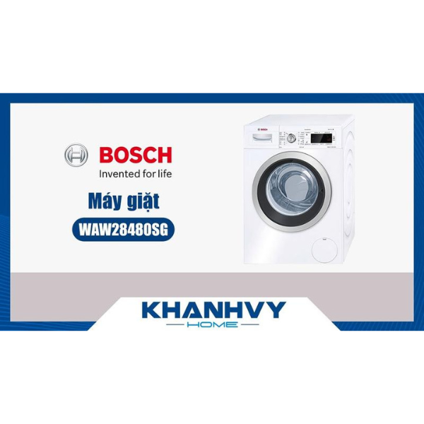 Máy giặt Bosch WAW28480SG 9kg- Serie 8 Đức