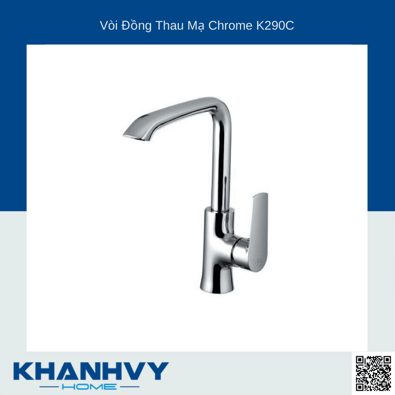 Sản phẩm vòi Đồng Thau Mạ Chrome K290C