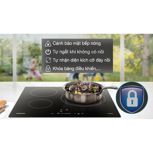 Bếp điện từ âm Samsung NZ63B5046FK/SV