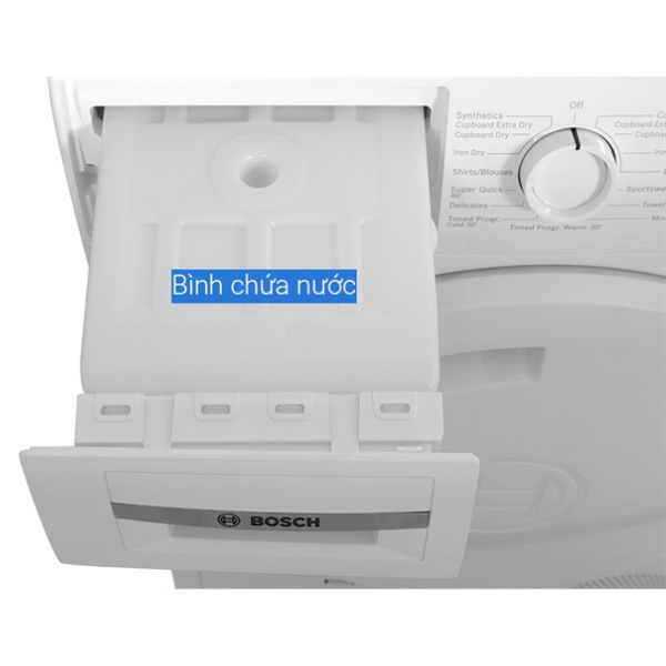Máy sấy bơm nhiệt Bosch 8 kg WTH83028SG Series 4