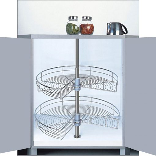 Phụ kiện rổ kéo lọt lòng rộng 500mm Wire basket 540.26.255 tại Khánh Vy Home tận dụng không gian lưu trữ tủ bếp hiệu quả