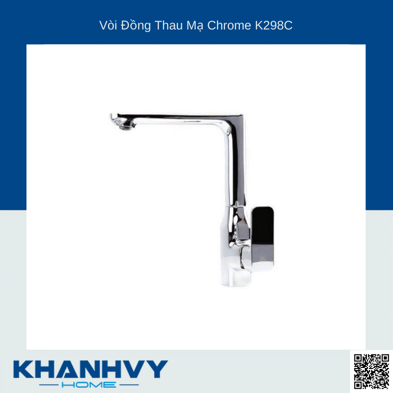 Sản phẩm vòi Đồng Thau Mạ Chrome K298C
