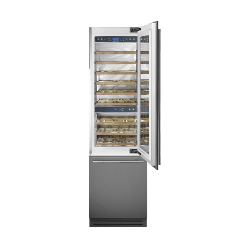 Tủ rượu âm Smeg WI66RS 535.14.403 gồm 2 vùng nhiệt độ có thể điều chỉnh