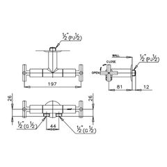 Củ sen tắm Cotto CT173C16(HM) nước lạnh Cross