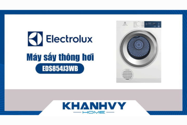 Máy sấy thông hơi Electrolux EDS854J3WB 8.5kg
