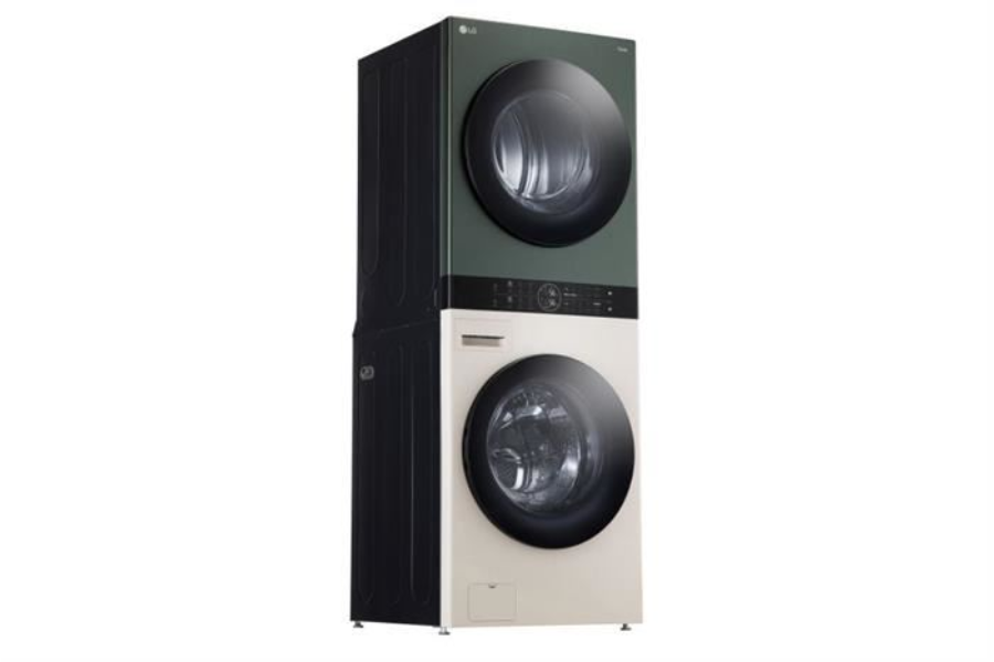 Tháp giặt sấy LG WT1410NHEG Giặt 14kg/Sấy 10kg Màu be