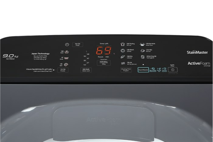 Máy giặt Panasonic NA-F90A9DRV cửa trên 9kg