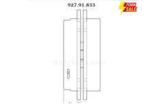 Bản lề âm 3D Häfele 927.91.833 đen mờ
