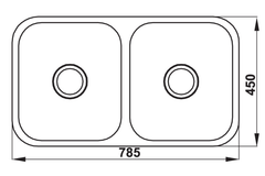 Chậu rửa chén Hafele HS20-SSN2R90S 567.20.506