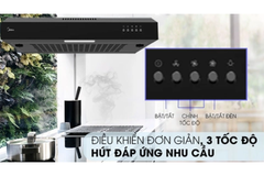 Máy hút mùi Midea MH60F17EM21BB-VN cổ điển màu đen
